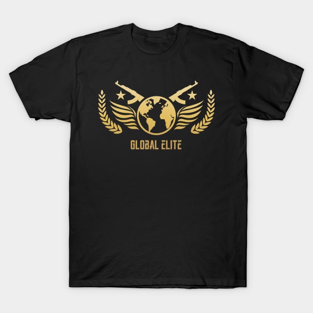 Global Elite - Counter-Strike Global Offensive T-Shirt by pixeptional